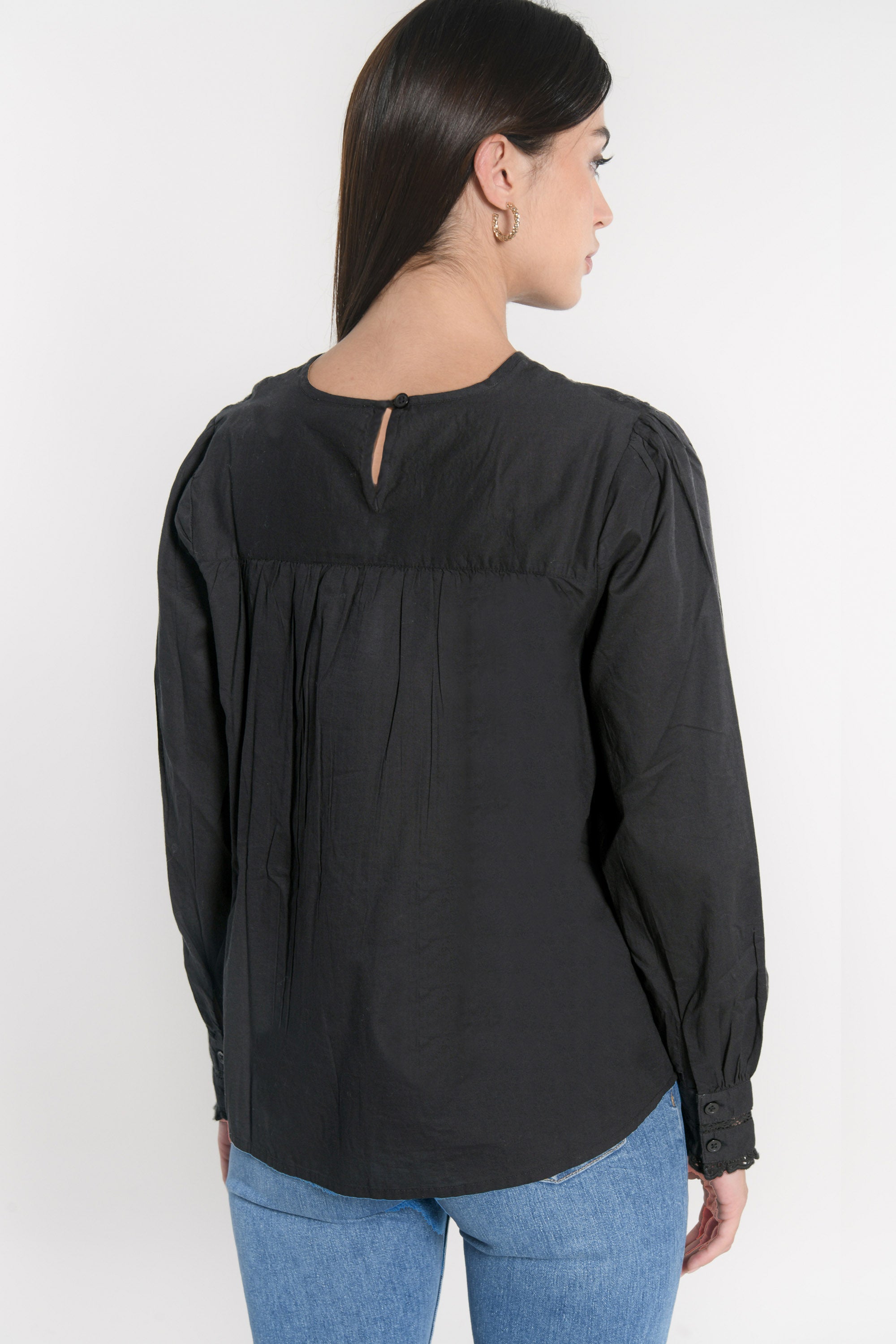 CHEMISIER BLOUSE HELENA NOIR