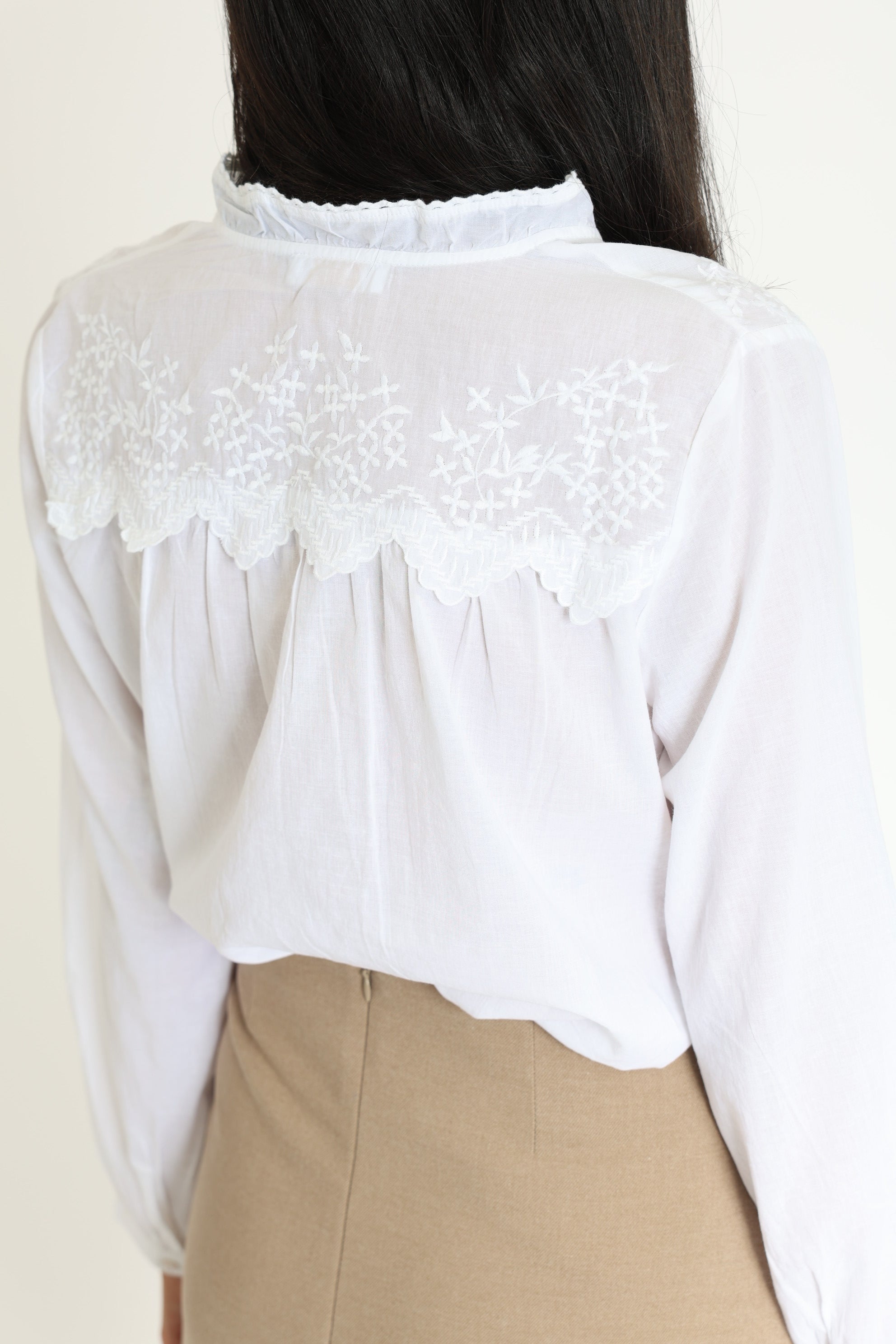 CLEO BLOUSE CHEMISE BLANC