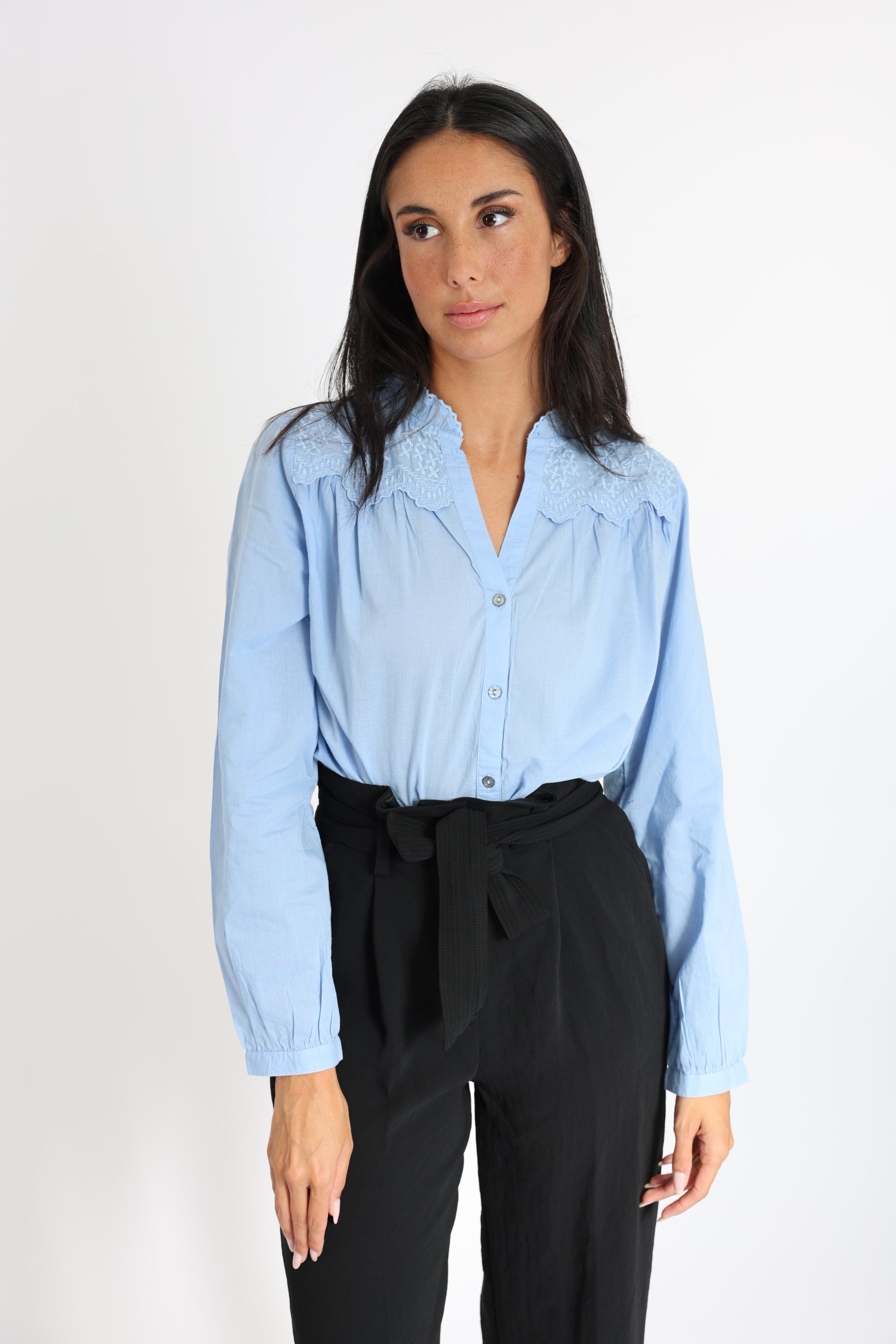 CLEO BLOUSE CHEMISE BLEU