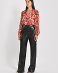 PANTALON ROCK SIMILI CUIR KENDALL