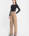 PANTALON TAILLE HAUTE MATHILDA MACCHIATO