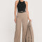 PANTALON TAILLEUR LARGE MACHA BEIGE