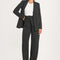 PANTALON TAILORING LARGE MIKA NOIR