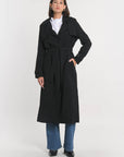 TRENCH LONG ASHER NOIR