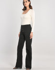 PANTALON FLARE THADEE NOIR