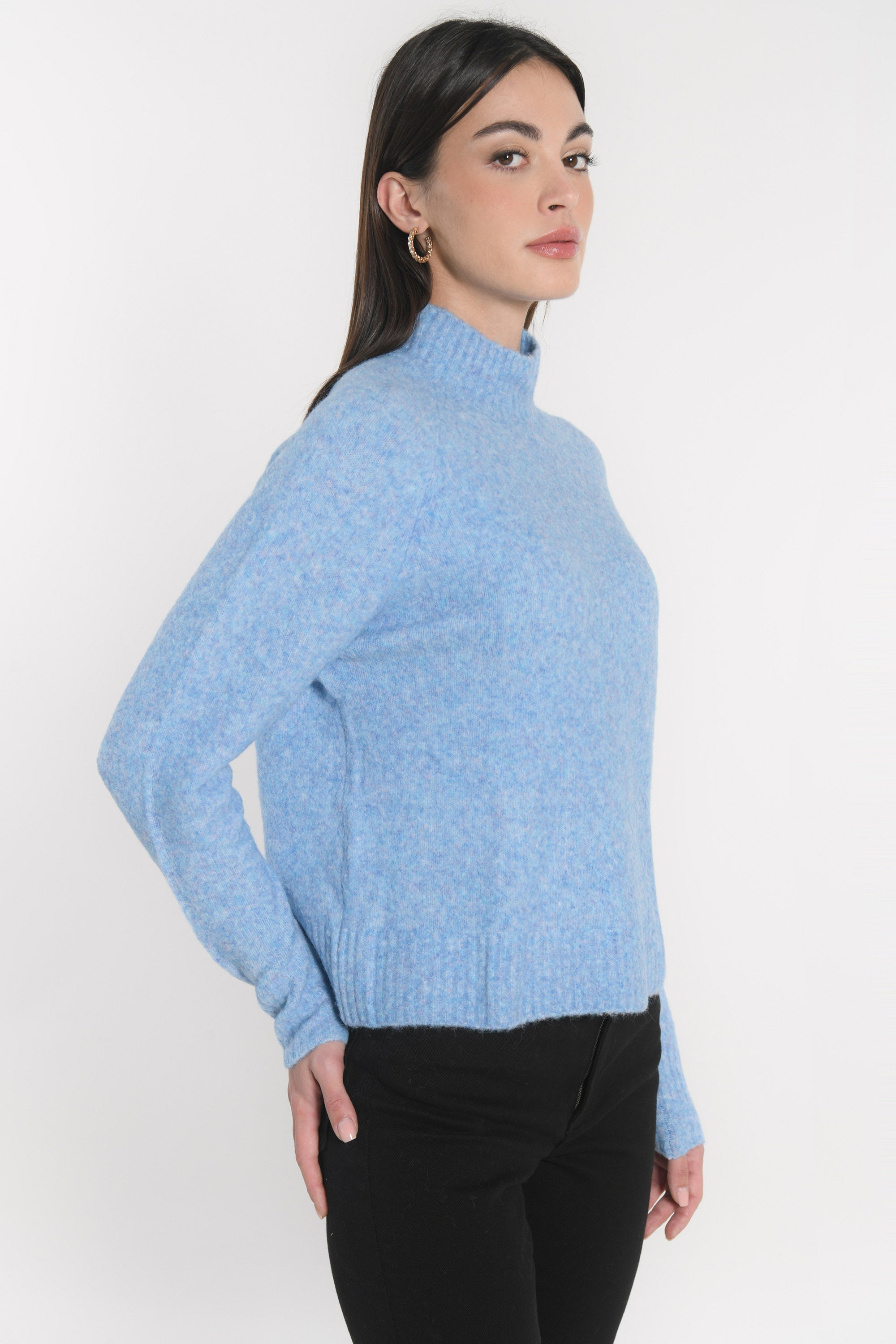 PULL COL MONTANT CONNIE BLUE