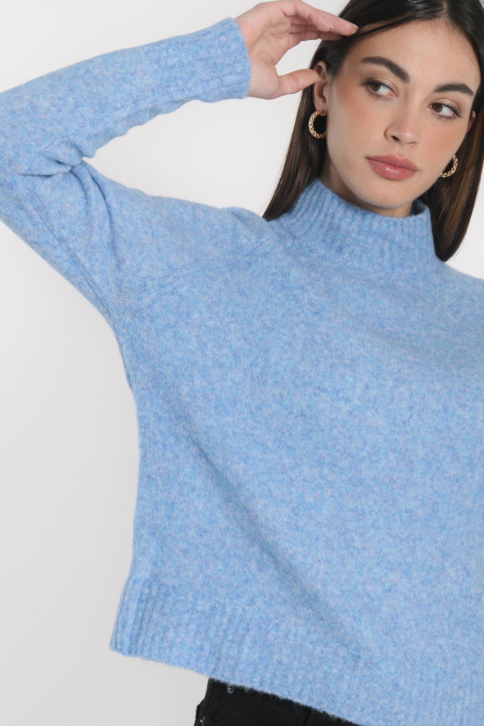 PULL COL MONTANT CONNIE BLUE