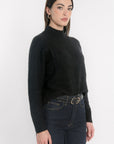 PULL COL MONTANT CONNIE NOIR