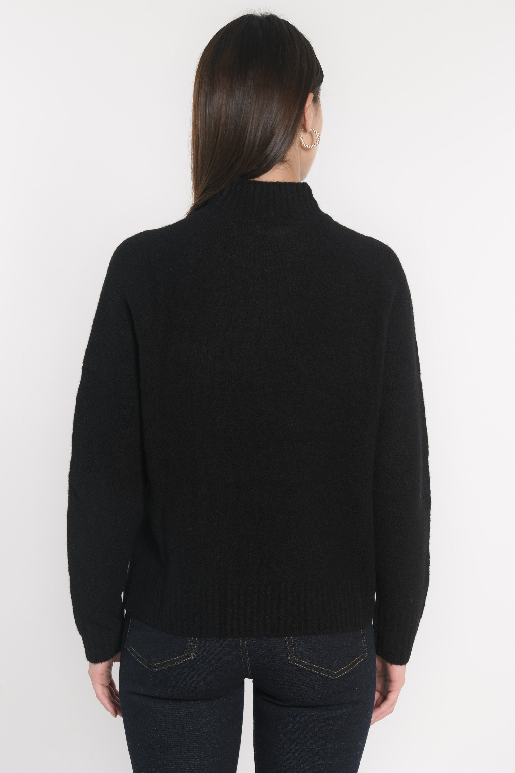 PULL COL MONTANT CONNIE NOIR