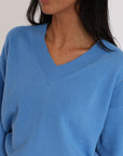 ANITA PULL COL V BLUE