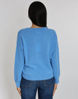 ANITA PULL COL V BLUE