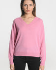 PULL COL V ANITA BOIS DE ROSE