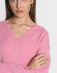 PULL COL V ANITA BOIS DE ROSE