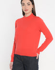 PULL COL CHEMINÉE ANITA ROUGE MARION