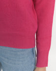 PULL COL ROULE ANITA FUSCHIA