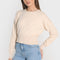 PULL COL ROND NOLWENN CORAIL