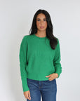 PULL LANA COL ROND GREEN