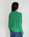 PULL LANA COL ROND GREEN