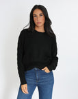 PULL LANA COL ROND NOIR