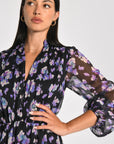 ROBE LONGUE FLEURS MADISON MULTI VIOLET