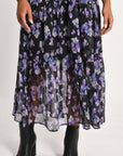 ROBE LONGUE FLEURS MADISON MULTI VIOLET