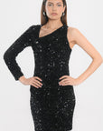 ROBE COURTE - TINA - NOIR