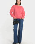 SWEATSHIRT COEUR - SUZY - RAPTURE ROSE