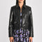 VESTE SIMILI CUIR KENDALL NOIR