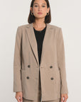 VESTE CROISÉE MACHA BEIGE