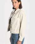 VESTE VELOURS SUZANNE BEIGE CLAIR