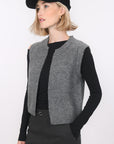 GILET SANS MANCHE - BAMBI - GRIS