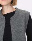 GILET SANS MANCHE - BAMBI - GRIS