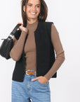 GILET SANS MANCHE - BAMBI - NOIR
