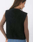 GILET SANS MANCHE - BAMBI - NOIR