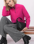 GILET - BELEN - FUSCHIA