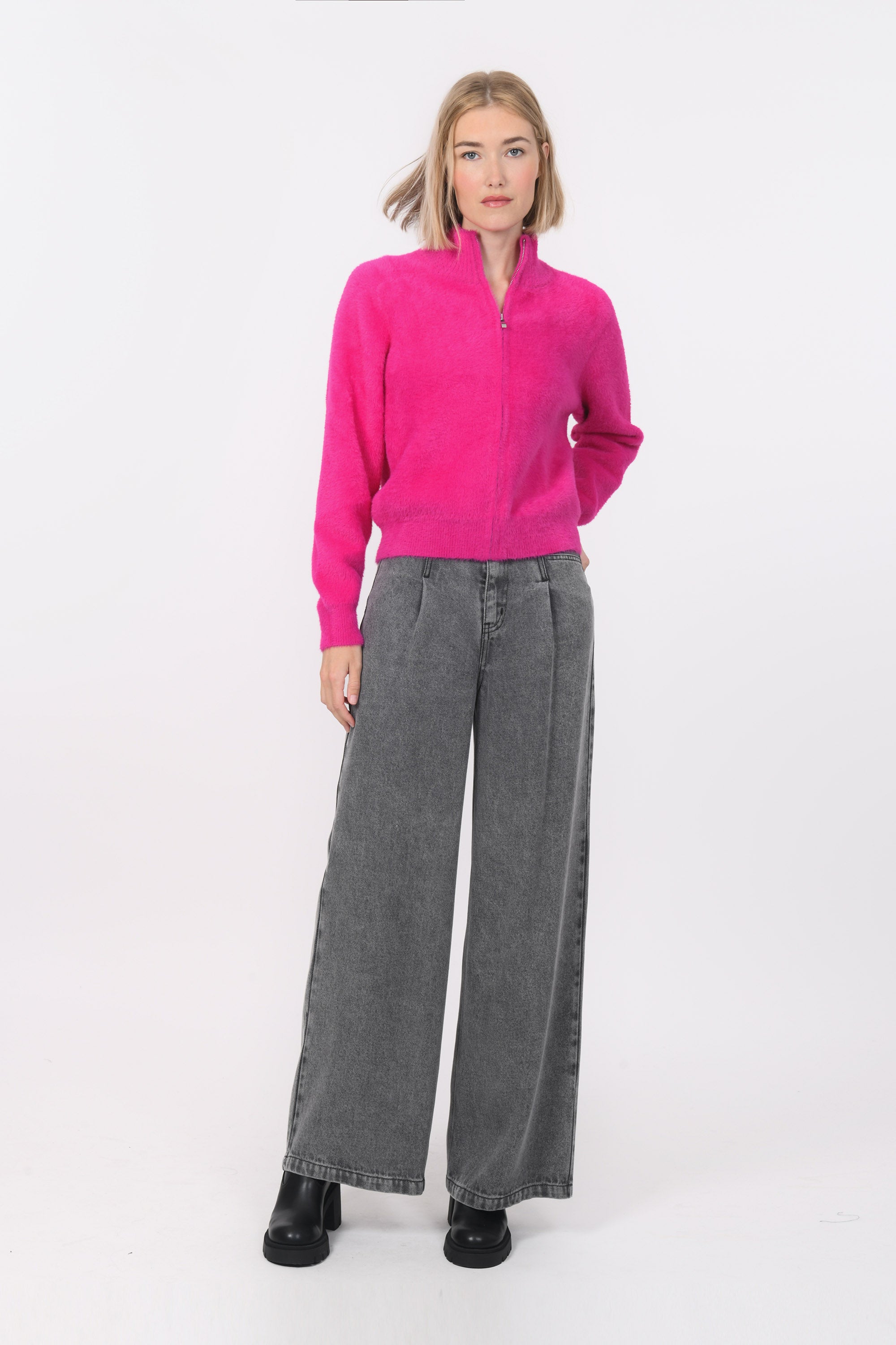 GILET - BELEN - FUSCHIA