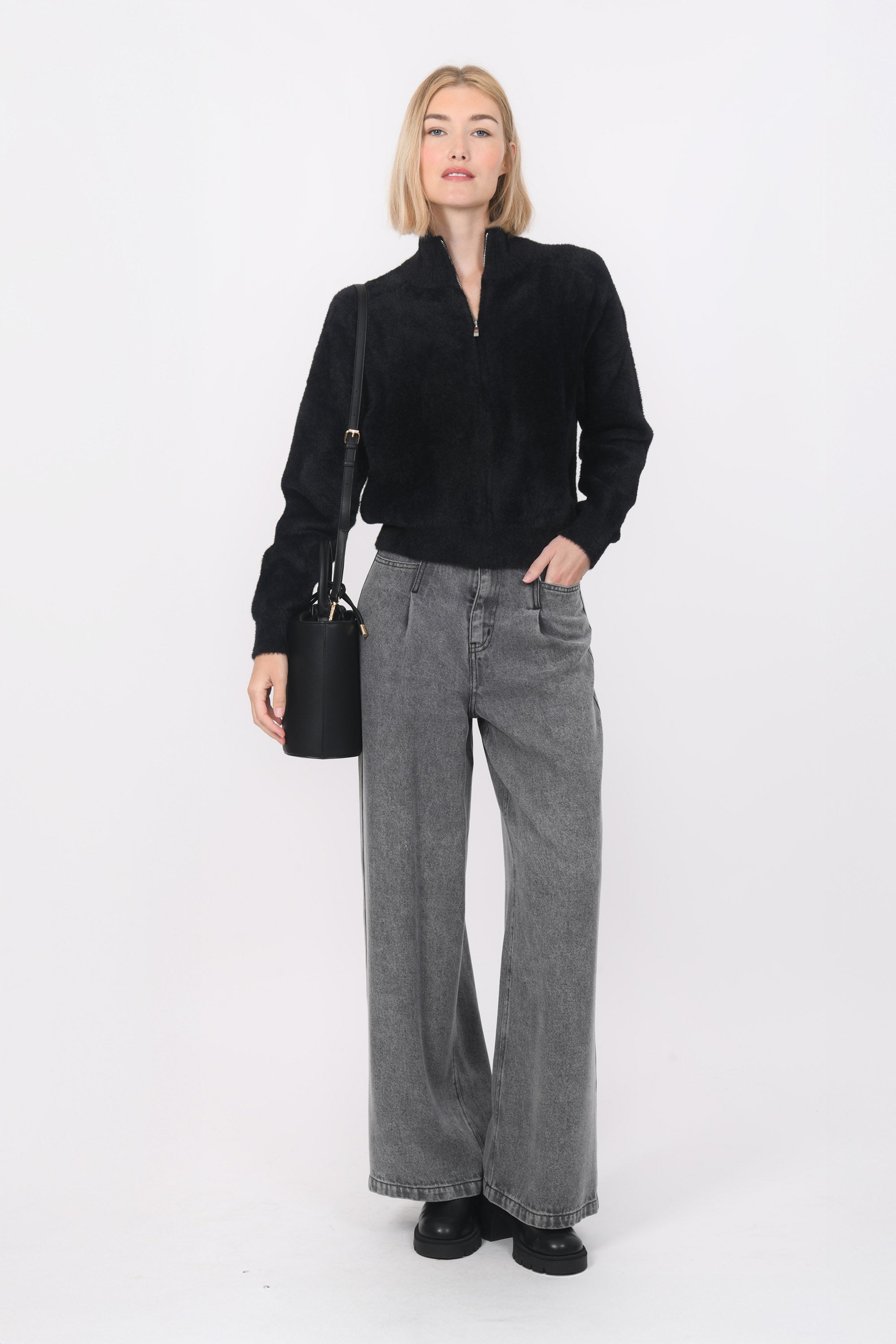 GILET - BELEN - NOIR