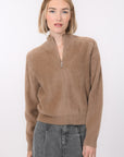 GILET - BELEN - NOISETTE
