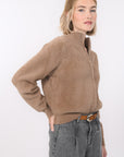 GILET - BELEN - NOISETTE