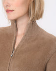 GILET - BELEN - NOISETTE