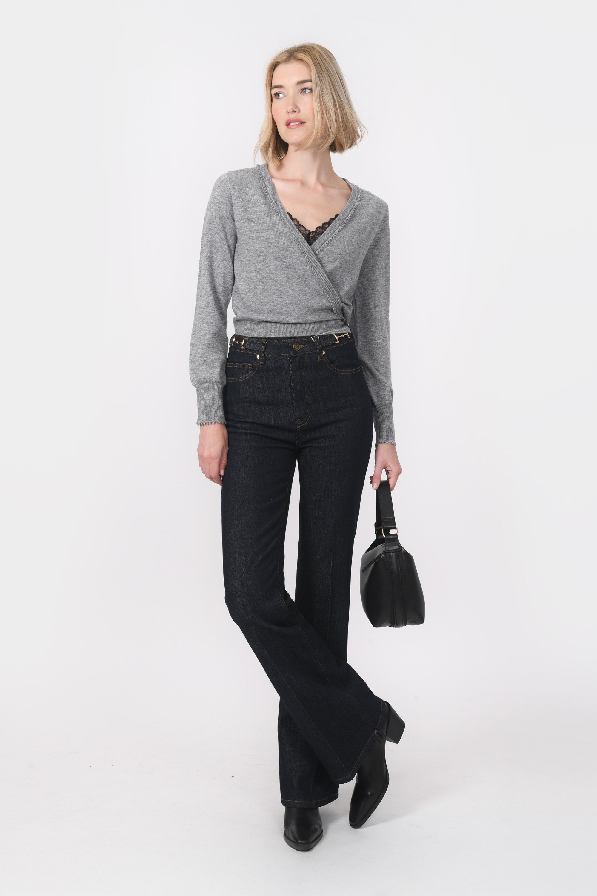 GILET CACHE COEUR - BACOT - GRIS