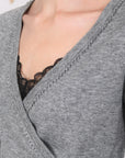 GILET CACHE COEUR - BACOT - GRIS