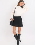 JUPE SHORT - BELLA - NOIR