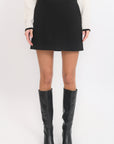 JUPE SHORT - BELLA - NOIR