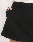 JUPE SHORT - BELLA - NOIR