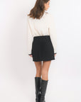 JUPE SHORT - BELLA - NOIR