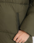 DOUDOUNE LONGUE - BAXTER - KHAKI