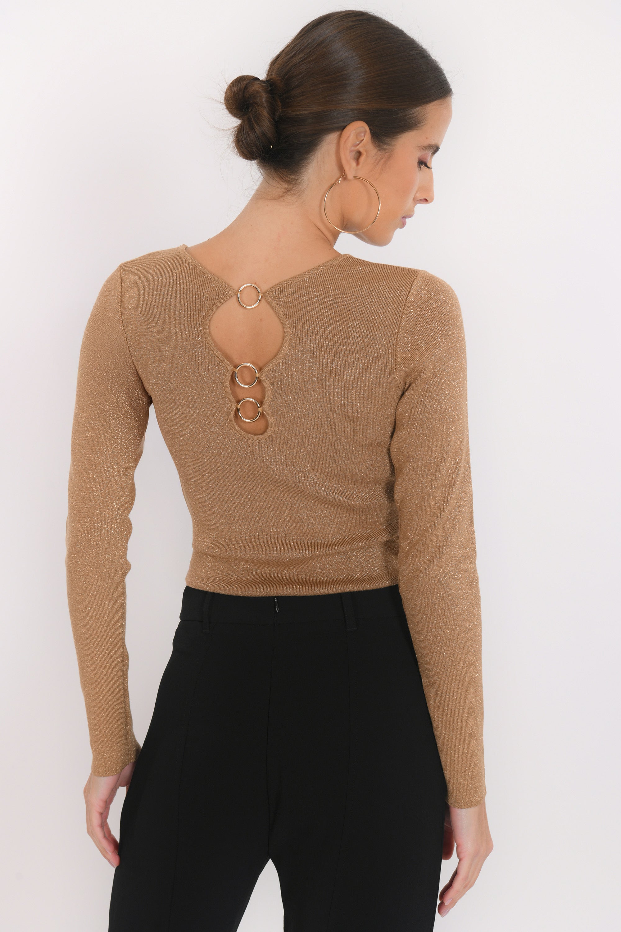 PULL PAILLETE - BERTINE - GOLD