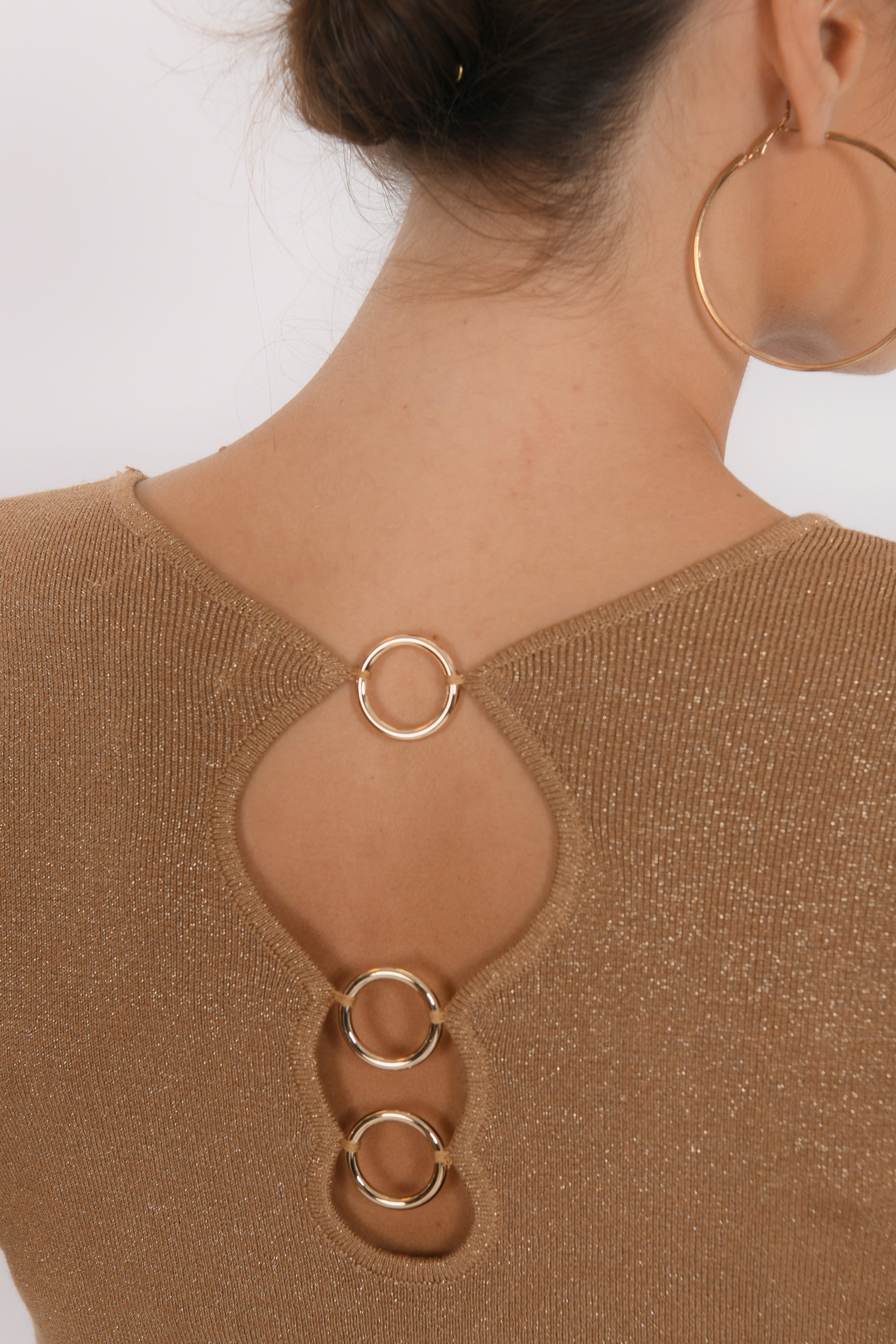 PULL PAILLETE - BERTINE - GOLD