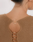 PULL PAILLETE - BERTINE - GOLD